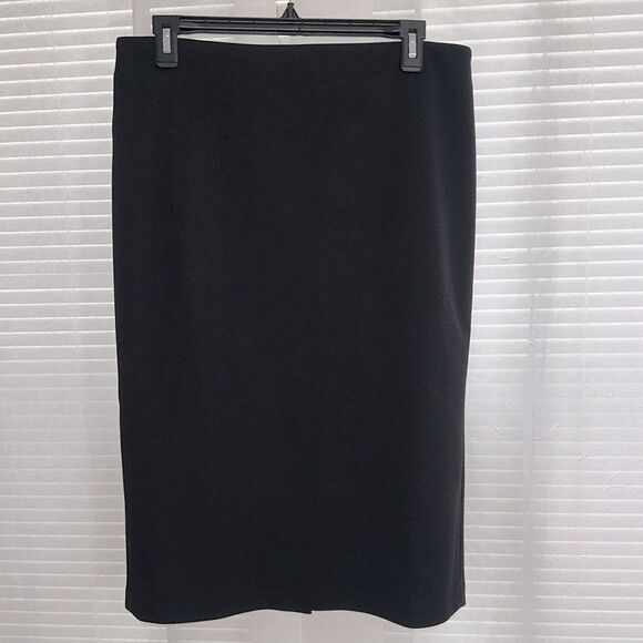Seroya XL Liv Black Midi Pencil Skirt - Picture 5 of 12